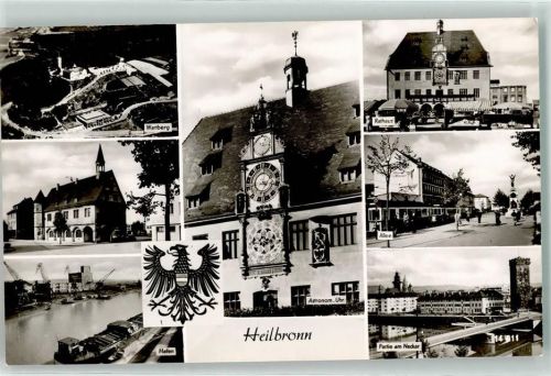 Heilbronn Astronomische Uhr Hafen Rathaus Wartberg