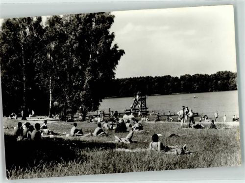 Dorf Zechlin Strandbad am Großen Zechliner See