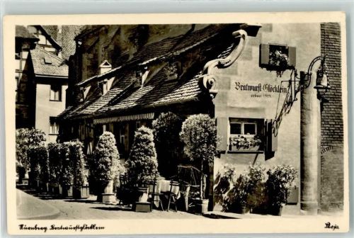 Nürnberg Gasthaus Bratwurstglöcklein