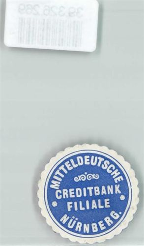 Nürnberg Mitteldeutsche Creditbank Filiale Nürnberg