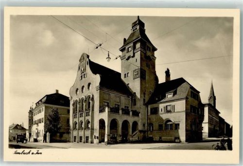 Simbach Turm Uhr Fahrrad Kirche