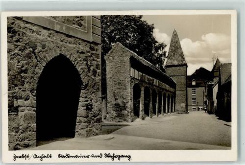 Zerbst Stadtmauer Übergang