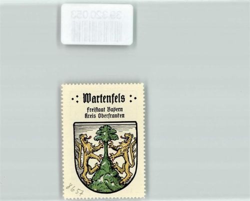 Wartenfels Wappen Goldene Löwen Kaffee Hag
