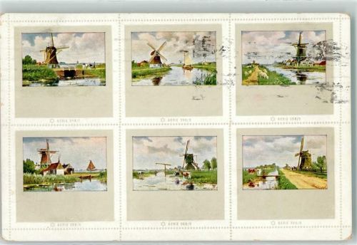 1915 Serie 259-1-6 versch. Mühlen AK