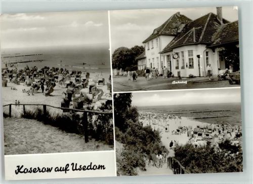 Koserow Bahnhof Strand