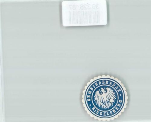 Riegelsberg Postwesen Gemeindekasse Riegelsberg