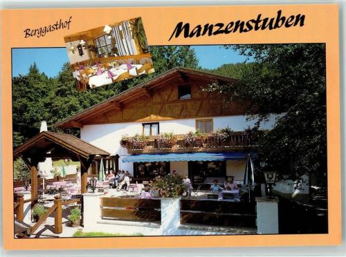 Pfronten Gasthaus Manzenstuben Terrasse