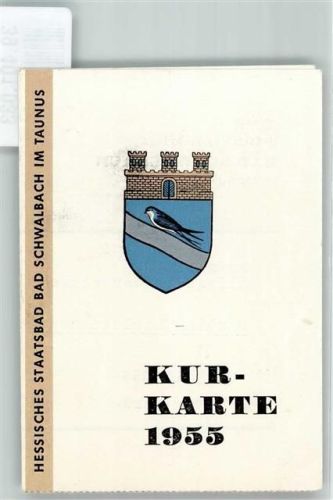 Bad Schwalbach Kur-Karte 1955
