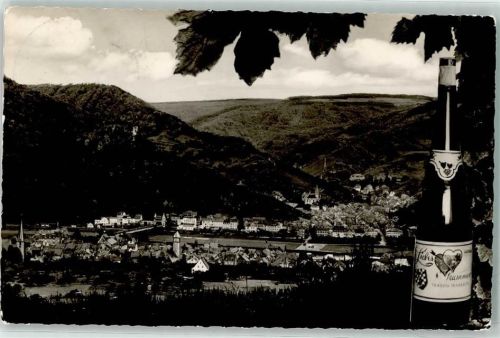 Traben-Trarbach Mosel Weinflasche