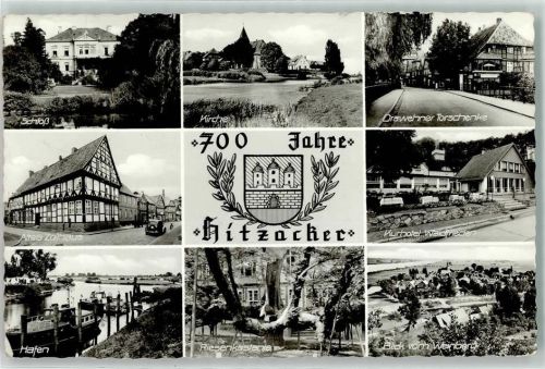 29456 W3139 Hitzacker Elbe - Schloß Altes Zollhaus Hafen Hotel Waldfrieden