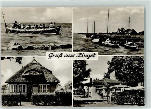 Zingst Ruderboot Segelboot