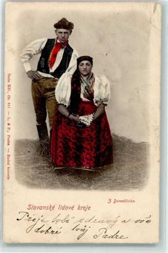1900 Slovanske lidove kroje Tracht