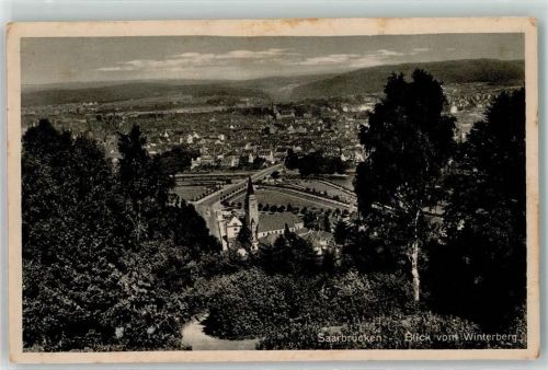 Saarbrücken Blick nom Winterberg