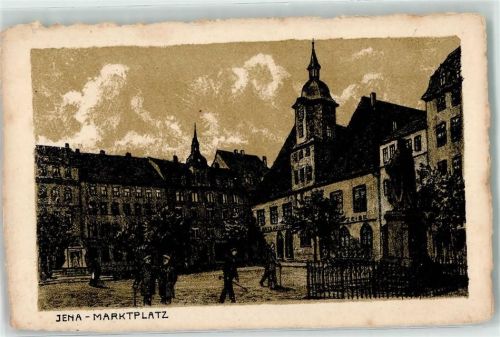 Jena Marktplatz Rathaus Lutherdenkmal