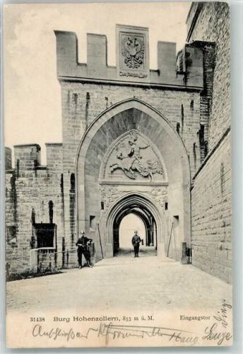 Hohenzollern Burg Hohenzollern Eingangstor