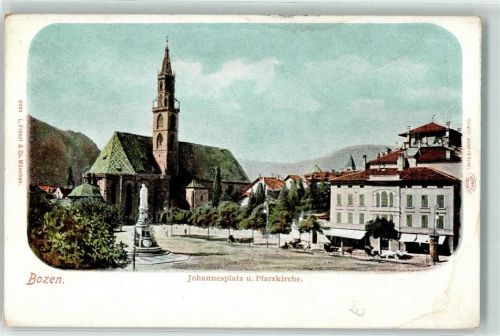 Bozen Johannesplatz u.Pfarrkirche