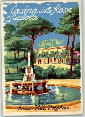 Roma Casina delle Rose e Lucciola Villa Borghese