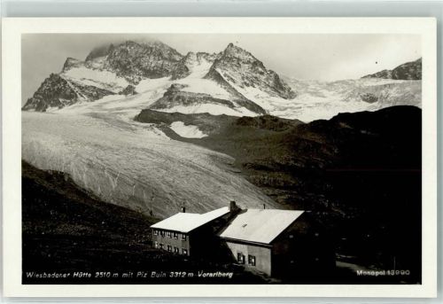 Partenen Wiesbadener Hütte Piz Buin
