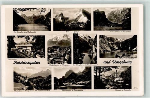 Berchtesgaden Watzmann Königssee Obersalzberg Ramsau Kirche Falkensteinwand