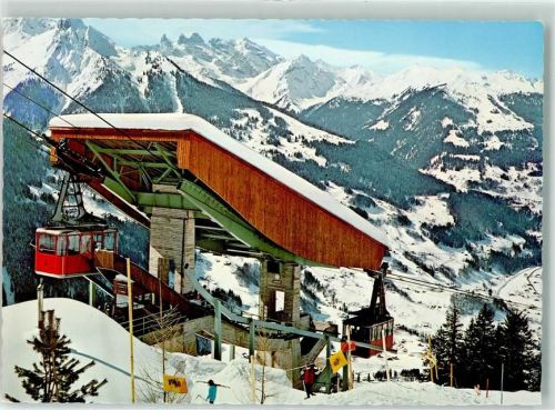 Schruns Hochjochseilbahn Mittelstation m. 3 Türmen