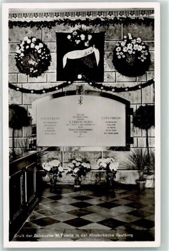 Reutberg Gruft der Schwester M.Fidelis