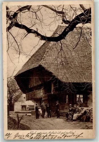 1916 Nach getaner Arbeit ist gut ruhen! Idylle Nr 79