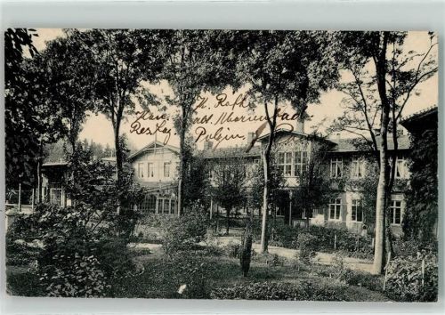 Bad Polzin 1918 Johanniter Hospiz früher Marienbad Stempel Reserve Lazarett