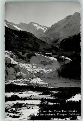 Hollersbach Blick von der Pass Thurnstraße auf Hollersbach Pinzgau Salzburg