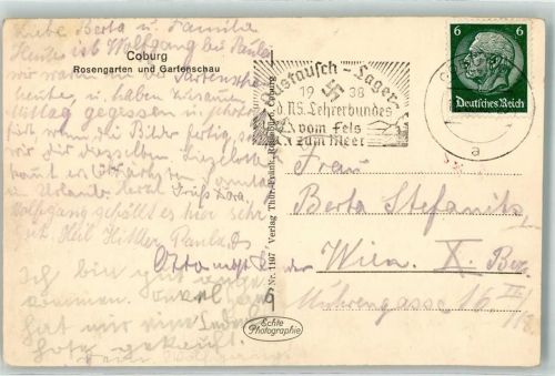 Austausch Lager des NS Lehrerbundes vom Fels zum Meer 1938