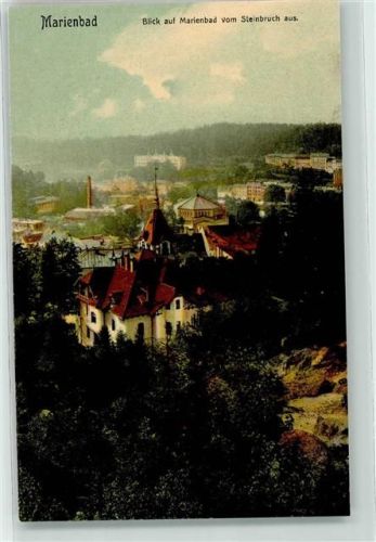 Marianske Lazne Vom Steinbruch aus Fabrik Kirche