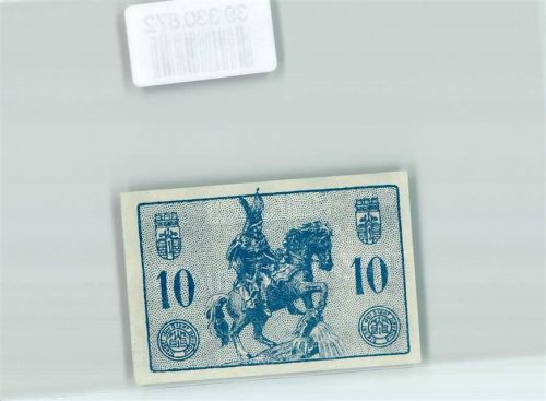 Herford Notgeld 10 Pfennig Pferd Reiter Wappen