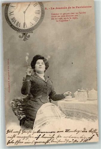 Pariser Tag Uhr Spruch Frau