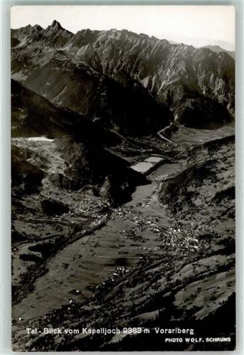 Schruns Talblick vom Kapelljoch