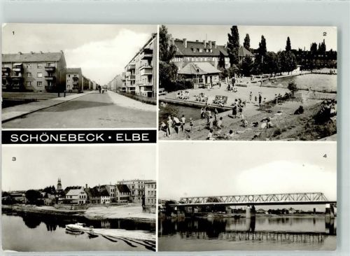 Schönebeck Schwimmbad Elbbrücke Johannes R. Becher-Straße