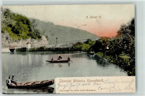Miskolc 1916 Stausee Boot