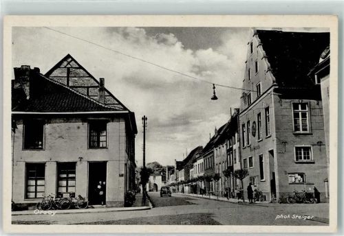 47495 W4134 Orsoy , Niederrhein - Rathaus Fahrräder
