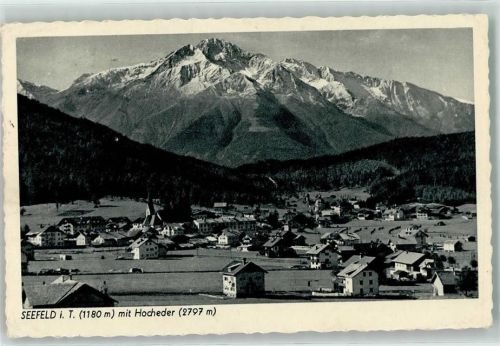 Seefeld mit Hocheder WK II Stempel