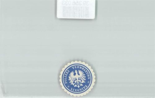 Liegnitz Polizei Verwaltung Liegnitz