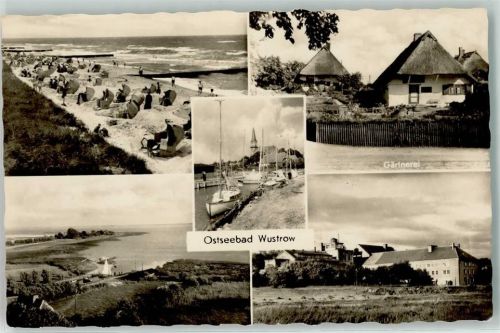 Ostseebad Wustrow Gärtnerei Strand Strandkorb Schiff Boot