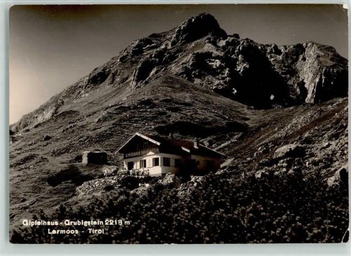 Lermoos Gipfelhaus Grubigstein 2218 m Tirol Hüttenstempel