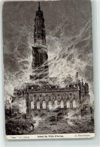 Arras 1914 Hotel de Ville