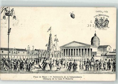 Buenos Aires Plaza de Mayo Cafes y tes a los Mandarines