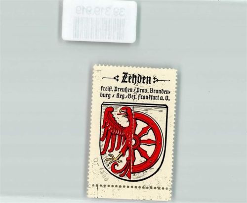 Zehden Wappen Kaffee Hag