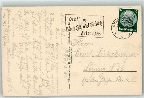 Braunschweig 1935 Deutsche Bach Händel Schütz Feier