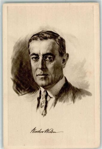 Woodrow Wilson Autogramm