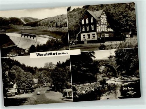 Wendefurth Talsperre Staumauer Die Bode