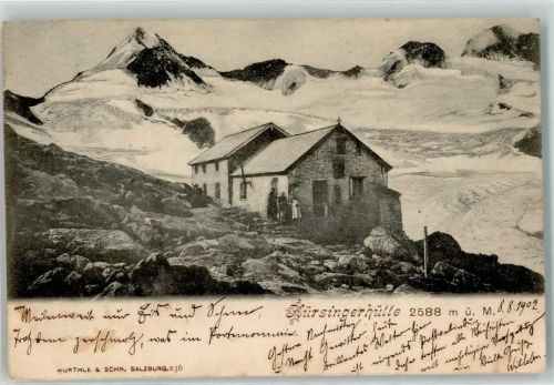 Kürsingerhütte 1902 2588 m Schnee