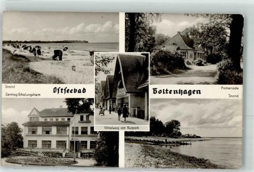 Ostseebad Boltenhagen Mittelweg Strand Zentrag-Erholungsheim Promenade