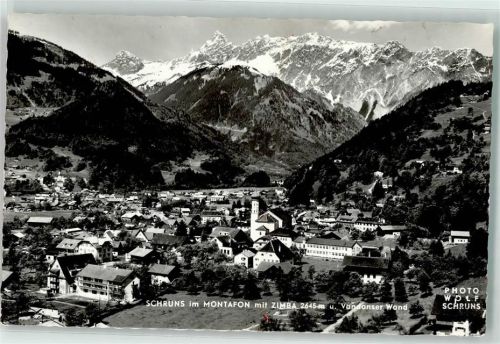 Schruns Montafon Zimba 2645 m Vandanser Wand Kirche