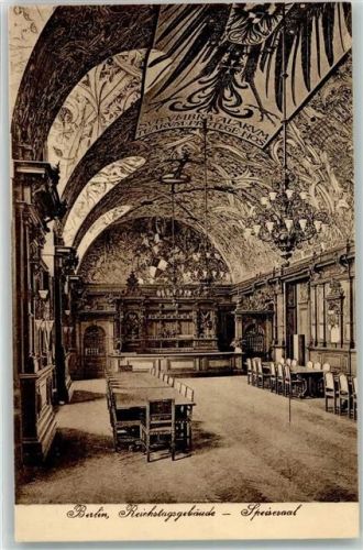 Tiergarten Speisesaal Reichstagsgebäude